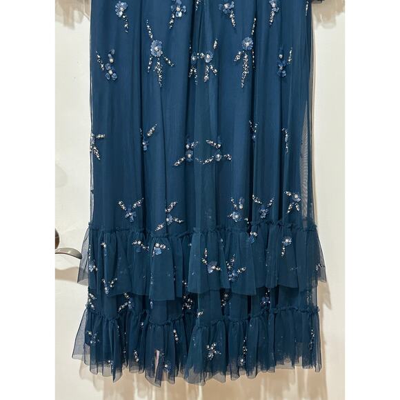 Mac Duggal Fabulouss Dress Sage Blue Plus Size 16 W NWT 9263 Mother of the Bride - Picture 16 of 16